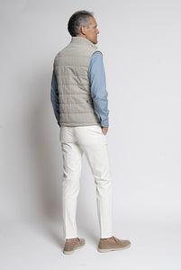 Gilet in Tessuto Loro Piana Rain System® – Realizzabile Anche Su Misura