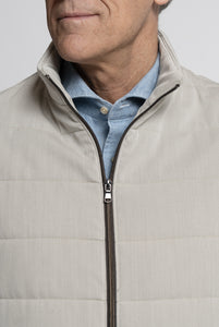 Gilet in Tessuto Loro Piana Rain System® – Realizzabile Anche Su Misura