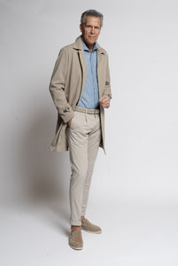 Trench coat  in tessuto Loro Piana Rain System® - Realizzabile Anche Su Misura