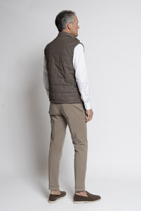 Gilet in Tessuto Green Storm System Loro Piana - Realizzabile Anche Su Misura