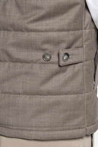 Gilet in Tessuto Green Storm System Loro Piana - Realizzabile Anche Su Misura