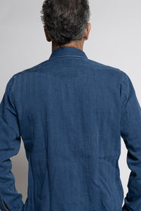 Camicia Bolzonella in Denim Blu