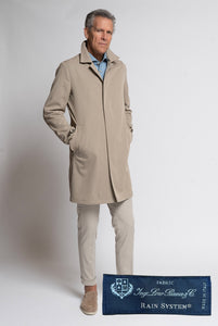 Trench coat  in tessuto Loro Piana Rain System® - Realizzabile Anche Su Misura