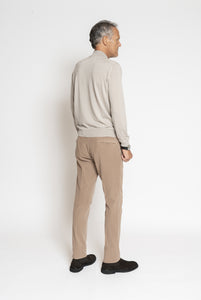 Super Fine Royal Merino Wool Cream Turtleneck