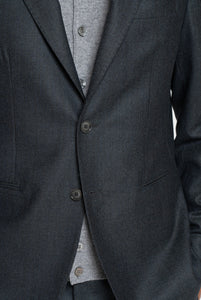 Green/Grey Cashmere Wool Suit