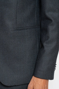 Green/Grey Cashmere Wool Suit