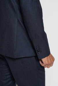 Blue Cashmere Wool Suit