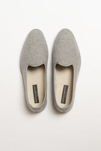 Pantofola Donna in Cashmere Grigio