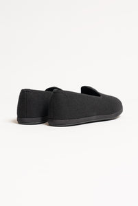 Pantofola Uomo in Cashmere Nero