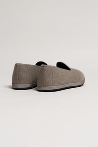 Pantofola Uomo in Cashmere Taupe