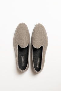 Pantofola Uomo in Cashmere Taupe